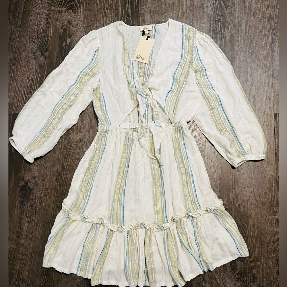 ELAN***Summer Cut-Out Coverup Dress***Sm. $118 - Picture 3 of 4